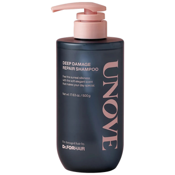 Відновлювальний шампунь для пошкодженого волосся UNOVE Deep Damage Repair Shampoo, 500 мл на KRKR.COM.UA
