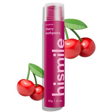 Зубна паста зі смаком вишні Hismile Cherry Toothpaste, 60 г на KRKR.COM.UA