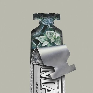 Зубная Паста Отбеливающая для Курильщиков Marvis Smokers Whitening Mint, 25 мл на KRKR.COM.UA