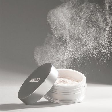 Пудра розсипчаста для обличчя з SPF13/PA+++ прозора Unico Setting & Finishing Powder Pearl, 10 г на KRKR.COM.UA