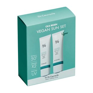 Набір сонцезахисних кремів з центелою Dr.Ceuracle Cica Regen Vegan Sun Set DUO, 2 в 1 Купити в Україні