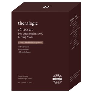 Антиоксидантна маска для ліфтингу та укріплення бар'єру шкіри theralogic (Doctors) Phytocera Pro Antioxidant 10X Lifting Mask, 25 мл * 10 шт Купити в Україні