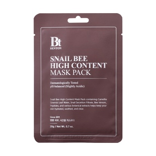 Маска з муцином равлика і отрутою бджоли Benton Snail Bee High Content Mask, 1 шт Купити в Україні