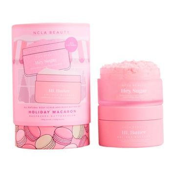 Подарунковий набір для догляду за тілом "Святкові макаруни" NCLA BEAUTY Holiday Macaron Body Care Set, 2 в 1 на KRKR.COM.UA