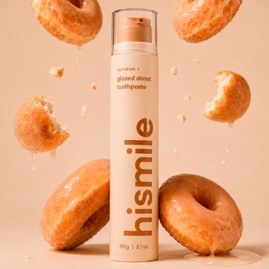 Зубная паста со вкусом глазированного пончика Hismile Glazed Donut Toothpaste, 60 г на KRKR.COM.UA