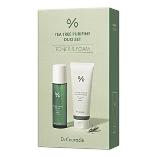 Набір засобів з чайним деревом (тонер + пінка для вмивання) Dr.Ceuracle Tea Tree Purifine Duo Set, 2 в 1 Купити в Україні