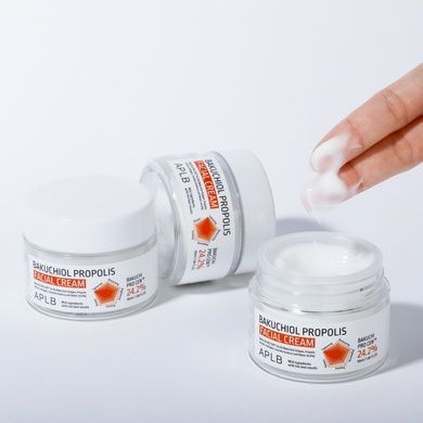 Антивіковий крем для обличчя з бакучіолом і прополісом APLB Bakuchiol Propolis Facial Cream, 55 мл на KRKR.COM.UA
