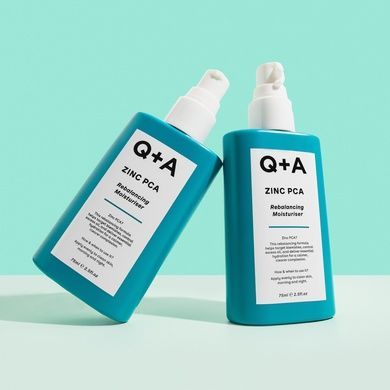 Зволожуючий крем для обличчя Q+A Zinc PCA Rebalancing Moisturiser, 75 мл на KRKR.COM.UA