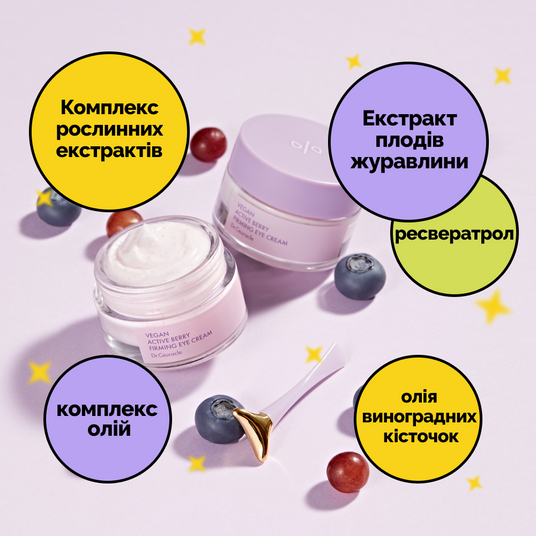 Dr.Ceuracle Vegan Active Berry Firming Eye Cream, 32 г❤️купити у