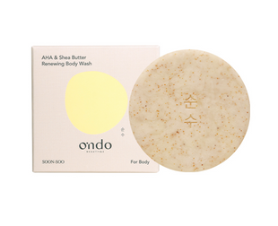 Отшелушивающее мыльное средство для тела с AHA-кислотой и маслом Ondo Beauty 36.5 AHA & Shea Butter Renewing Body Wash, 70 г Купить в Украине