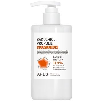 Лосьйон для зміцнення шкіри з бакучіолом і прополісом APLB Bakuchiol Propolis Body Lotion, 300 мл на KRKR.COM.UA