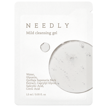 М'який очищуючий гель Needly Mild Cleansing Gel, 3 мл, Саше (Тестер) на KRKR.COM.UA