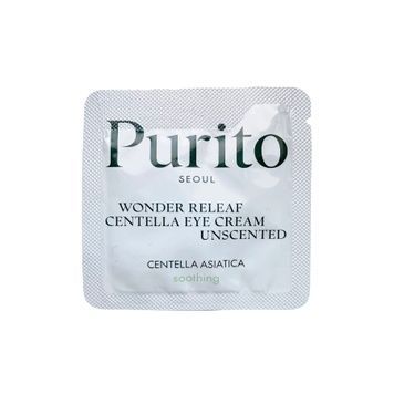 Крем для повік з центелою та пептидами без ефірних олій Purito SEOUL Wonder Releaf Centella Eye Cream Unscented, 1 г на KRKR.COM.UA