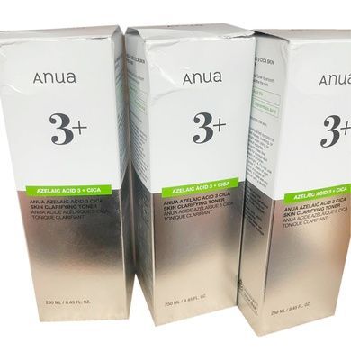 Уцінка Тонер для очищення шкіри з азелаїновою кислотою 3% Anua Azelaic Acid 3 Cica Skin Clarifying Toner, 250 мл на KRKR.COM.UA