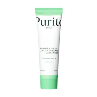 Крем для чутливої шкіри з центелою без ефірних олій Purito SEOUL Wonder Releaf Centella Cream Unscented, 50 мл Купити в Україні