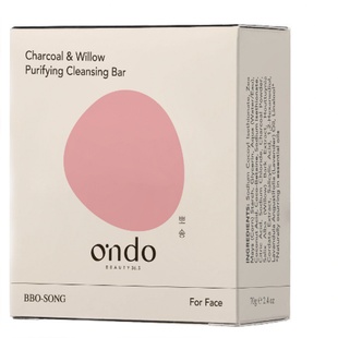 Мило з порошком деревного вугілля для обличчя та тіла Ondo Beauty 36.5 Charcoal & Willow Purifying Cleansing Bar, 70 г Купити в Україні