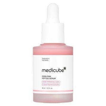 Уцінка Відновлювальна сироватка з полінуклеотидами та пептидами Medicube PDRN Pink Peptide Serum, 30 мл на KRKR.COM.UA