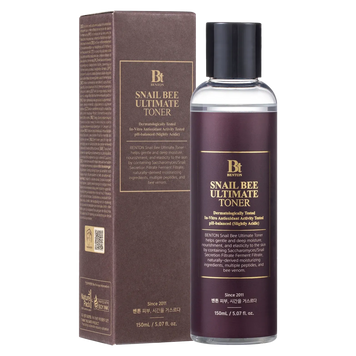 Тонер з ферментованим муцином равлика та бджолиною отрутою Benton Snail Bee Ultimate Toner, 150 мл на KRKR.COM.UA