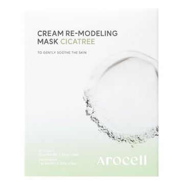 Заспокійлива альгінатна маска з центелою та чайним деревом Arocell Cream Remodeling Mask Cicatree (5 Treatments), 5 шт на KRKR.COM.UA