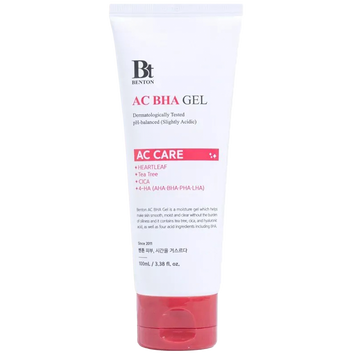 Незмивний відлущувальний гель для оновлення шкіри Benton AC BHA Gel, 100 мл на KRKR.COM.UA