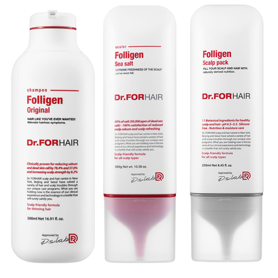 Набор "Система ухода за волосами Dr.FORHAIR Folligen" Купить в Украине