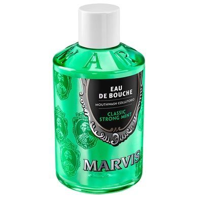 Ополіскувач для порожнини рота &laquo;Насичена Мʼята&raquo; Marvis Classic Strong Mint, 400 мл на KRKR.COM.UA