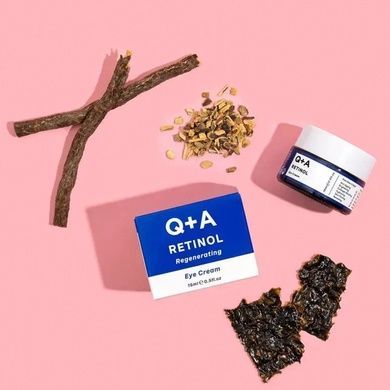 Крем з ретинолом для зони навколо очей Q+A Retinol Eye Cream, 15 мл на KRKR.COM.UA