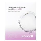Альгинатная маска с коллагеном для упругости кожи Arocell Cream Remodeling Mask Collagen, 5 шт на KRKR.COM.UA