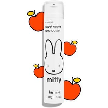 Зубная паста со вкусом сладкого яблока Hismile Miffy Toothpaste, 60 г на KRKR.COM.UA