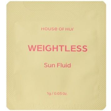 Легкий солнцезащитный флюид для лица SPF50+ PA++++ House of Hur Weightless Sun Fluid, 1 мл на KRKR.COM.UA