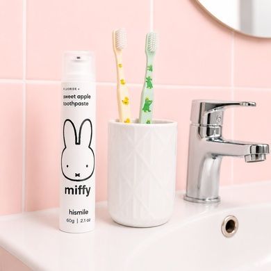 Зубная паста со вкусом сладкого яблока Hismile Miffy Toothpaste, 60 г на KRKR.COM.UA