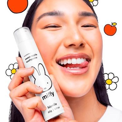 Зубная паста со вкусом сладкого яблока Hismile Miffy Toothpaste, 60 г на KRKR.COM.UA