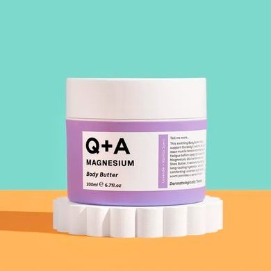 Заспокійливий баттер з магнієм Q+A Magnesium Body Butter, 200 мл на KRKR.COM.UA