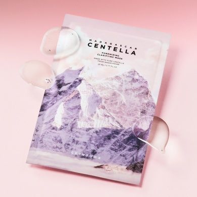Очищающая тканевая маска для сужения пор с центеллой азиатской SKIN1004 Madagascar Centella Poremizing Clarifying Mask, 23 мл на KRKR.COM.UA