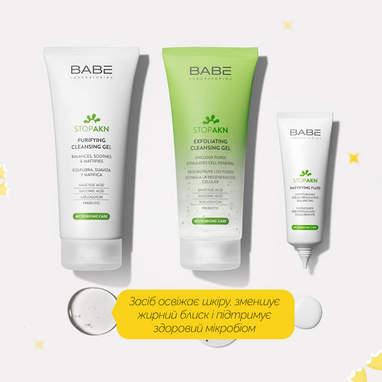BABE Laboratorios Stop AKN Microbiome Care Purifying Cleansing Gel