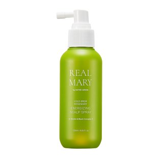 Глубокоочищающий отшелушивающий шампунь с соком розмарина Rated Green Real Mary Cold Brewed Rosemary Exfoliating Scalp Shampoo, 100 мл, Миниатюра Купить в Украине