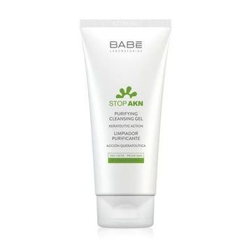 Очищающий гель для жирной и проблемной кожи BABE Laboratorios Stop AKN Microbiome Care Purifying Cleansing Gel, 200 мл на KRKR.COM.UA