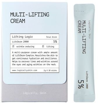 Мультиліфтинговий крем Logically, Skin Multi Lifting Cream, набір сашеток, 2 г * 10 шт на KRKR.COM.UA