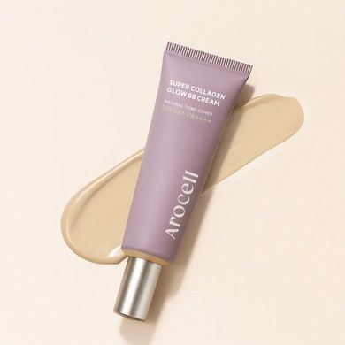 BB-крем с коллагеном и эффектом сияния для светлой кожи Arocell Super Collagen Glow BB Cream, 40 мл на KRKR.COM.UA