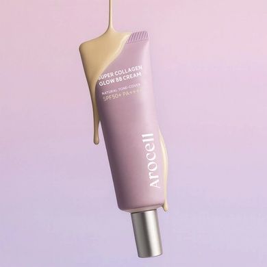 BB-крем с коллагеном и эффектом сияния для светлой кожи Arocell Super Collagen Glow BB Cream, 40 мл на KRKR.COM.UA