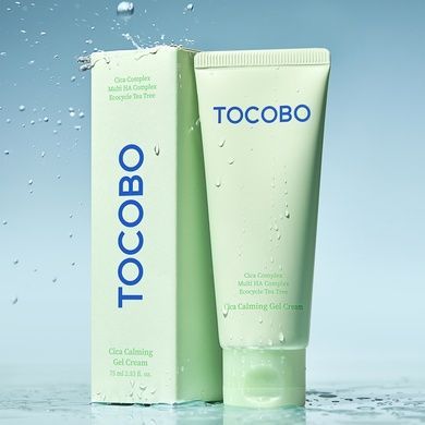 Заспокійливий гель-крем з екстрактом центелли TOCOBO Cica Calming Gel Cream, 75 мл на KRKR.COM.UA