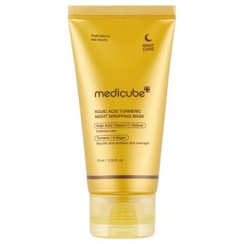 Уценка Ночная маска с койевой кислотой и куркумой Medicube Kojic Acid Turmeric Night Wrapping Mask, 75 мл на KRKR.COM.UA