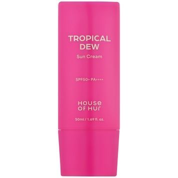 Уцінка Зволожувальний сонцезахисний крем для обличчя SPF50+ PA++++ House of Hur Tropical Dew Sun Cream, 50 мл на KRKR.COM.UA