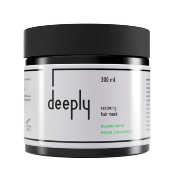 Відновлююча маска для волосся Deeply Restoring Hair Mask, 300 мл на KRKR.COM.UA
