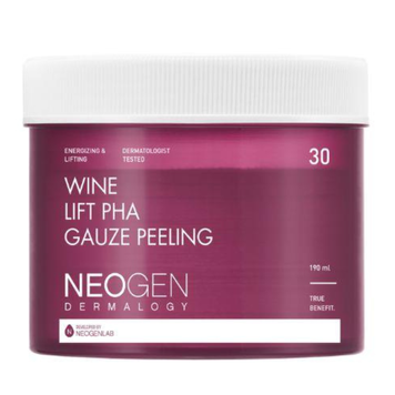 Пілінг пади з екстрактом червоного вина NEOGEN DERMALOGY Wine Lift PHA Gauze Peeling, 30 шт на KRKR.COM.UA
