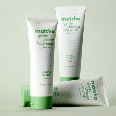 Мягкий очищающий гель для умывания с матча House of Hur Matcha Gentle Clearing Face Wash, 150 мл на KRKR.COM.UA
