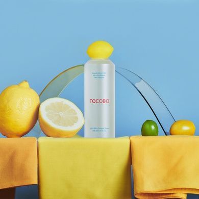 Відлущувальний тонер з екстрактом лимона та AHA і BHA кислотами TOCOBO AHA BHA Lemon Toner, 150 мл на KRKR.COM.UA