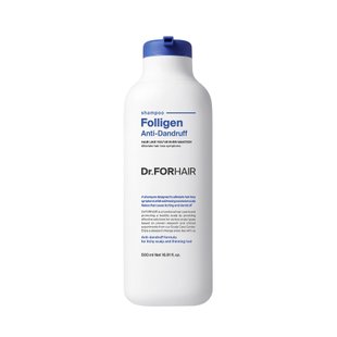 Шампунь проти лупи для ослабленого волосся Dr.FORHAIR Folligen Anti-Dandruff Shampoo, 500мл Купити в Україні