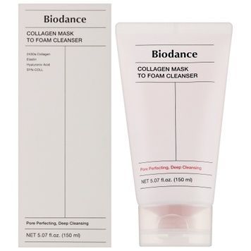 Очищающая маска-пенка с коллагеном и ниацинамидом Biodance Collagen Mask To Foam Cleanser, 150 мл на KRKR.COM.UA