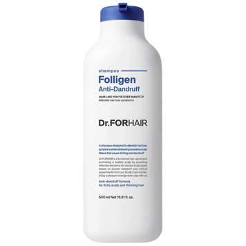 Шампунь от перхоти для ослабленных волос Dr.FORHAIR Folligen Anti-Dandruff Shampoo, 500мл на KRKR.COM.UA